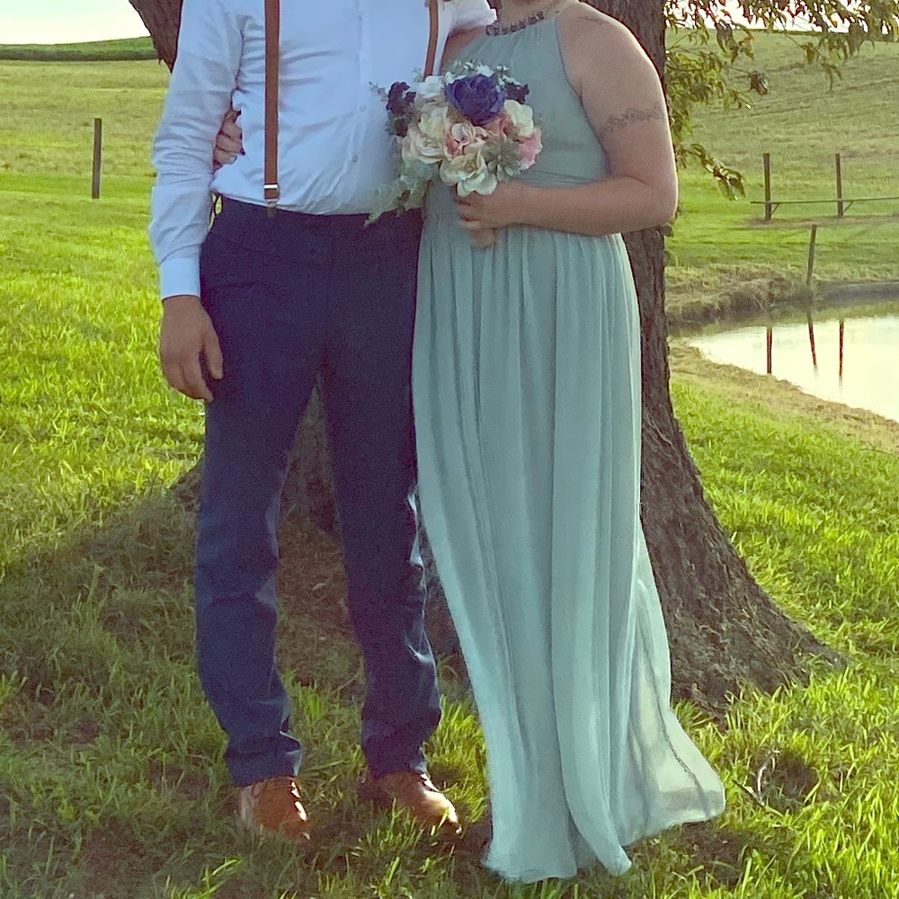 Dusty Sage Bridesmaid Dress